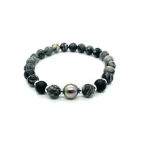Bracciale Lelune LELUNE GLAMOUR in Argento Perla LGBR481 - LGBR481